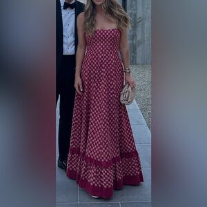 De Castro - Red Checkmate Dress, Size Small